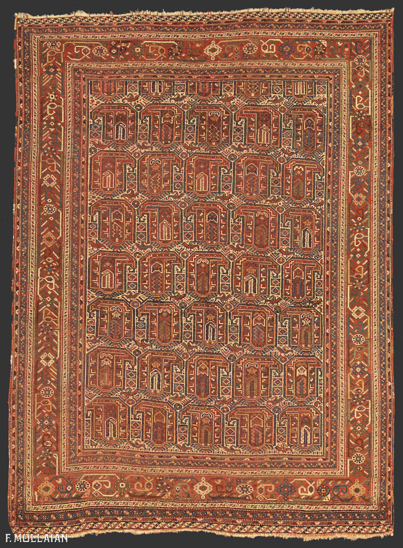 Teppich Persischer Antiker Afshari n°:16431449